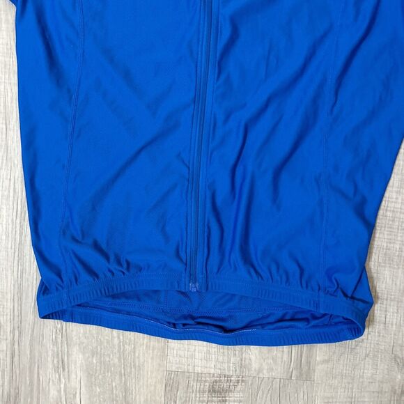 NWT Louis Garneau Men's Cycling Jersey Blue Zipper Size Medium 9D42065 - Picture 14 of 17